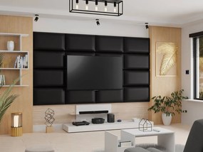 Kárpitozott fali panel Pazara 84x42 (öko-bőr soft 11 (fekete). 1054168