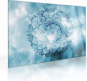 Kép - mennyei mandala (üvegen) (70x50 cm)
