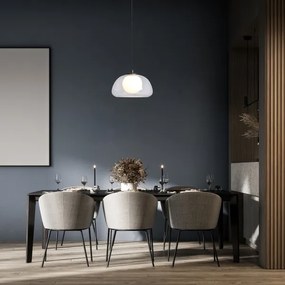 Rabalux 72274 - Csillár zsinóron ELOWEN 1xG9/5W/230V átlátszó