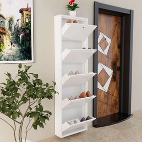 Locking 5 Piece Metal - White