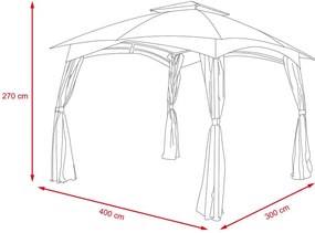 Avenberg MODESTO Kerti party sátor - Pavilon