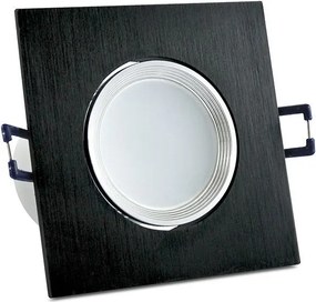 POLUX 301857 MOON Kültéri Mennyezetbe Építhető Lámpa Fekete LED IP40