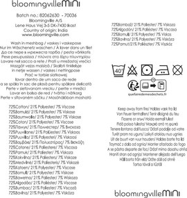 Újrahasznosított pamut gyerek takaró 130x160 cm Cherry – Bloomingville Mini