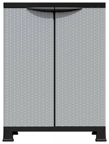 rattanstílusú műanyag szekrény 68 x 39 x 92 cm