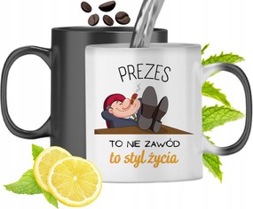 Mágikus Bögre Elnöknek Színváltós Nyomtatott Fényképpel