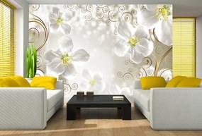 Virágok poszter, fotótapéta, Vlies (368 x 254 cm)