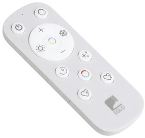 Eglo 901115 - LED Dimmelhető mennyezeti lámpa AMANDOLO LED/17W/230V fekete + + távirányító