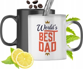 Mágikus Bögre Apukáknak Színváltós Nyomtatott Fotóval