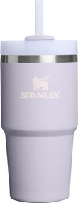 Levendula színű rozsdamentes acél termosz szívószállal 600 ml Quencher H2.O FlowState™ Tumbler Purple Dust – Stanley