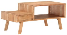 Tömör akácfa dohányzóasztal 100 x 50 x 45 cm