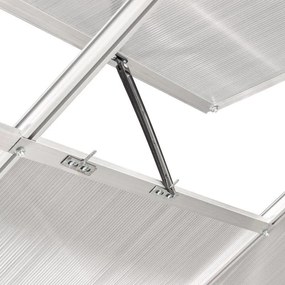 Polikarbonát üvegház 250 x 310 x 124/205 cm