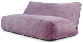 Lila kordbársony babzsákfotel Sofa Tube 190 – SLOWDOWN