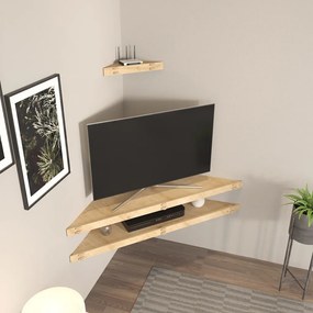 Mensi TV-állvány, tölgy, 120 cm