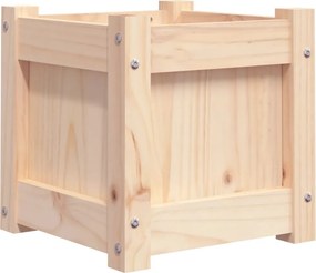 vidaXL tömör fenyőfa kerti virágtartó 31 x 31 x 31 cm