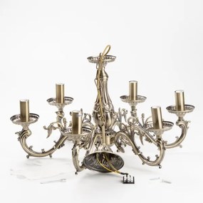 Brilagi - Csillár láncon CLASSIC 6xE14/60W/230V réz