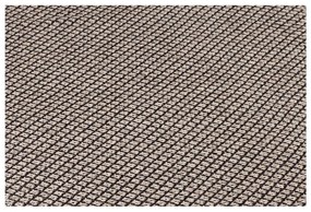 Diby krémszínű-fekete kültéri futószőnyeg, 70 x 200 cm - Narma