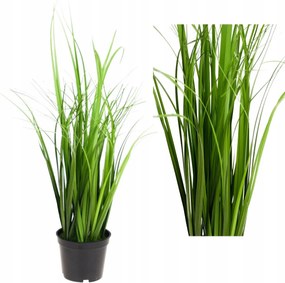 Fű a cserépben, Dekoratív Műfű Virágtartó 40CM zöld