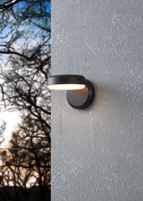 EGLO 900673 FORNACI Modern Kültéri Fali Lámpa Fehér, Fekete LED IP54