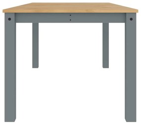 Panama szürke tömör fenyőfa ebédlőasztal 180 x 90 x 75 cm