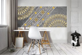 Fotótapéta Arany mandala geometria keleti stílus absztrakt 250x104 +ragasztó
