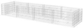 vidaXL acél gabion magaságyás 360 x 90 x 50 cm