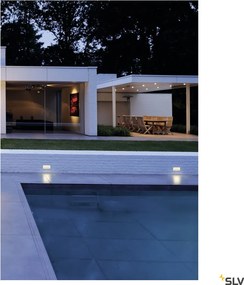 SLV BRICK 233660 Beépíthető lépcsőházi lámpa 1x9.5W/LED 3000K 850LM IP65