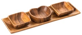 4 db szervírozó tálka tálcával Kora – Premier Housewares