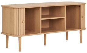 Nikko TV-szekrény, 2 ajtó, natúr, 113x40x52 cm