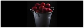 Poszterek 200x66 Piros alma egy vödörben