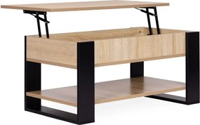 Összecsukható dohányzóasztal 90 cm-es dönthető asztallappal