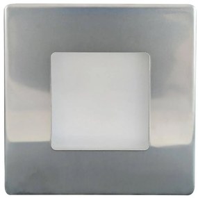 LED Kültéri lépcsőmegvilágító LED/1,7W/230V 2700K IP44 króm