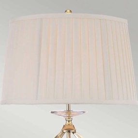 Elstead Lighting AEGEAN AG-TL-POL-BRASS Asztali lámpa 1x60W/E27
