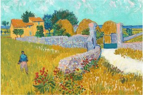 Kép - Vincent van Gogh, Farmhouse in Provence, reprodukciók (90x60 cm)