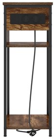 Éjjeliszekrény Füstölt tölgy 28.1 x 40.9 x 75 cm Faanyag