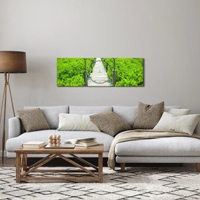 Kép - fa járda (órával) (90x30 cm)