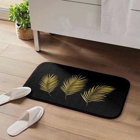 Fekete-aranyszínű fürdőszobai kilépő 45x75 cm Orbella – douceur d'intérieur