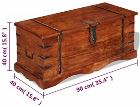 tömör fa tárolóláda