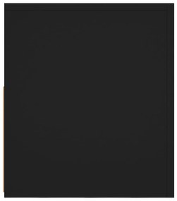 fekete TV-szekrény LED-világítással 120 x 35 x 40 cm