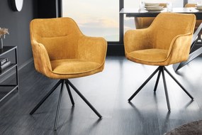 VERONA design forgatható szék - okker