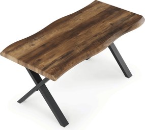 CT-F4312 OLW natúr MDF dohányzóasztal 60 × 120 cm