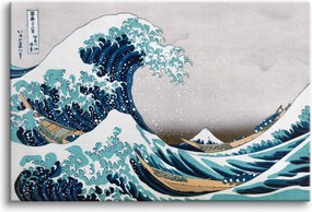 A nagy hullám Kanagavában Reprodukció Hokusai Katsushik Tájkép Festmények 60x90