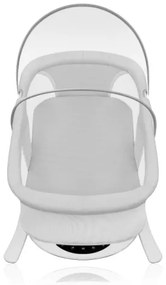 Lionelo - 2 az 1-ben baba ringató zenével BELLA Grey Concrete + távirányító