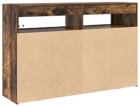 tálaló Füstölt tölgy Mérnöki fa 116 x 30 x 75 cm