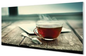 Akrilkép Hő egy teáskanál tea 100x50 cm