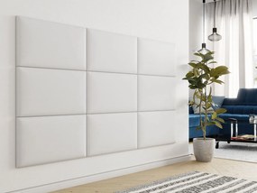 Kárpitozott fali panel Pazara 70x40 (öko-bőr soft 017 (fehér). 1054351