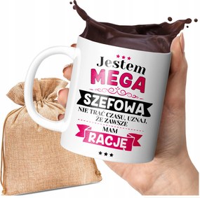 Nyomott Mintás Bögre Főnök Vagyok Mindig Igazam Van Ajándék Print