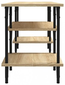 sonoma tölgyszínű szerelt fa TV-szekrény 102x35x45,5 cm