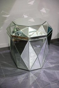 Tükör Diamante dohányzóasztal 60cm 55cm