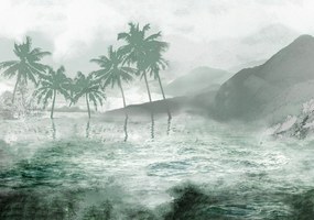 Fotótapéta flizelin m2 táj óceán pálmafák