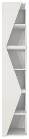 könyvespolc Arrow - White